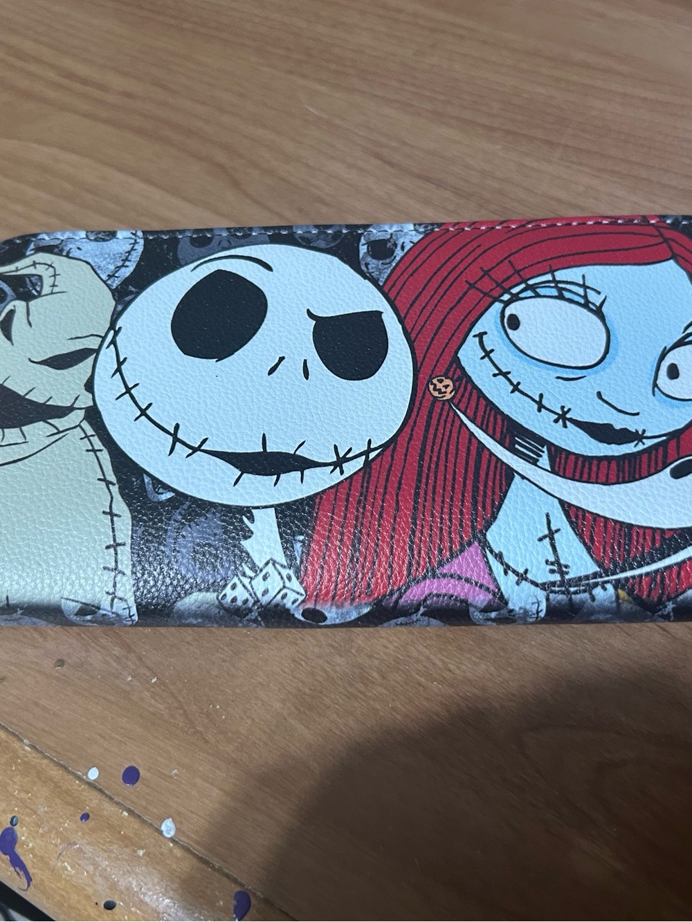 Disney nightmare before Christmas wallet jack & sally